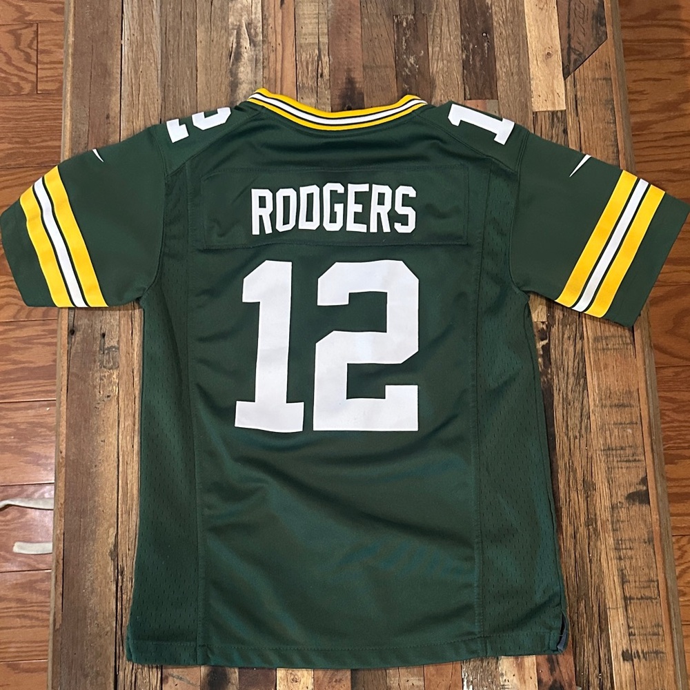 NFL Green and Gold Jersey with White Accents